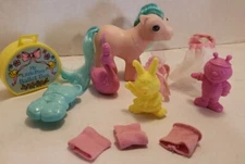  My Little Pony Baby Bonnet Ballet Dance Studio Beddy Bye Blinking Eyes 1986 g