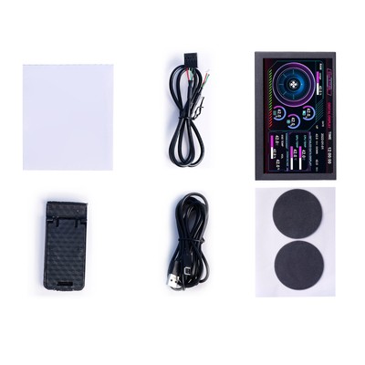 5 Inch Computer Monitor Display IPS TYPE-C Secondary Screen CPU GPU RAM HDD