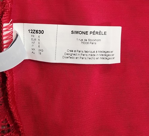 New Women's SIMONE PERELE 12Z630 Reve Boyshort Panty Size XL/FR5 - Picture 6 of 6