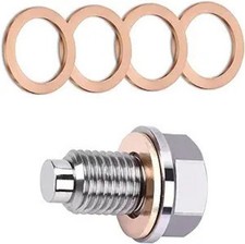 M12 x 1.5 Magnetic Oil Drain Plug, Stainless Steel Oil Pan Bol Size: M12 x 1.5