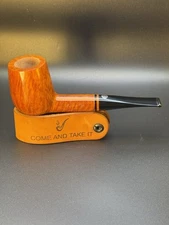 Vintage NOS Unsmoked Mastro De Paja  Billiard 3C + One Sun Tobacco Pipe
