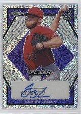 2021 Leaf Flash Purple 39/75 Sam Bachman #BA-SB3 Auto 0n64