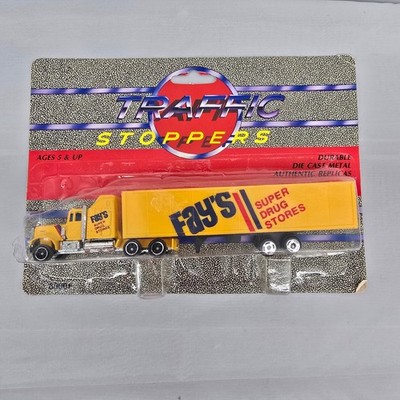 Traffic Stoppers Closed Fay's Drug Stores 1/64 Die Cast Semi Tractor Trailer New