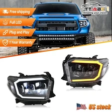 USED For 2014-2021 Toyota Tundra LED Projector Headlights DRL Sequential Turn