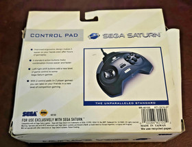 Sega Saturn OEM Controller in Original Box - Tested & Working