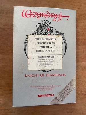 Wizardry - Knight of Diamonds The Second Scenario - Sir-Tech IBM PC Game