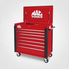 Mac Tools 7 Drawer Utility Cart 43 H X 41 W X 22 D Firebrick Red Uc4222dtf-rd Mac Tools 7 Drawer Utility Cart 43 H X 41 W X 22 D Firebrick Red Uc4222dtf-rd