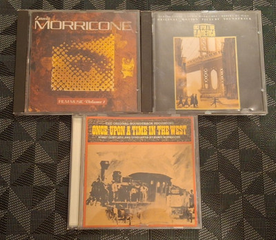 Job Lot - Ennio Morricone   3 x CDs - Film Music Volume 1, Once Upon A Time In