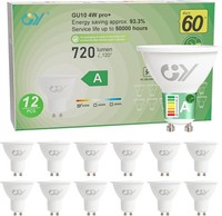 GU10 Led Lampe 4W 720 Lumen 3000K Warmweiß 110° Nicht Dimmbar 12Er-Pack
