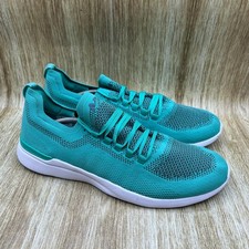 APL TechLoom Breeze Men's Size 13 Teal Knit Running Shoes Trainers 0421XC
