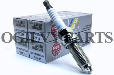 4x NGK DILKAR8P8SY 92411 Iridium Platinum Spark Plug For Honda
