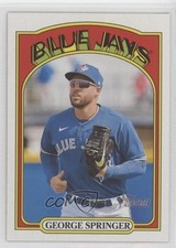 2021 Topps Heritage High Number Missing Stars Variation SP George Springer w3x