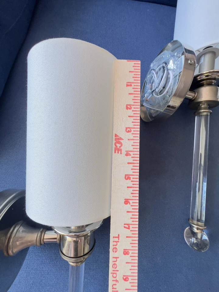 Pair MAXIM LIGHTING Lucent WALL SCONCE - Single Light - 16109WTCLPN - EUC - Image 4 of 4