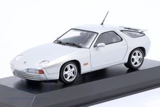 Minichamps Porsche 928 GTS 1/43 Diecast Model Car 1991 Metallic Silver