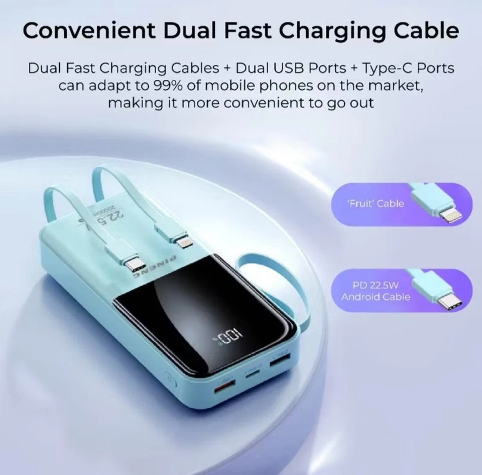 Pineng 20,000mah Power Bank - Image 3 of 4