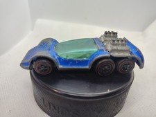Vintage 1970 Hot Wheels Redline  Spectraflame Blue Six Shooter HK
