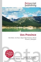 Lambert M. Surhone (U. A.) | Uvs Province | Taschenbuch | Englisch (2026)