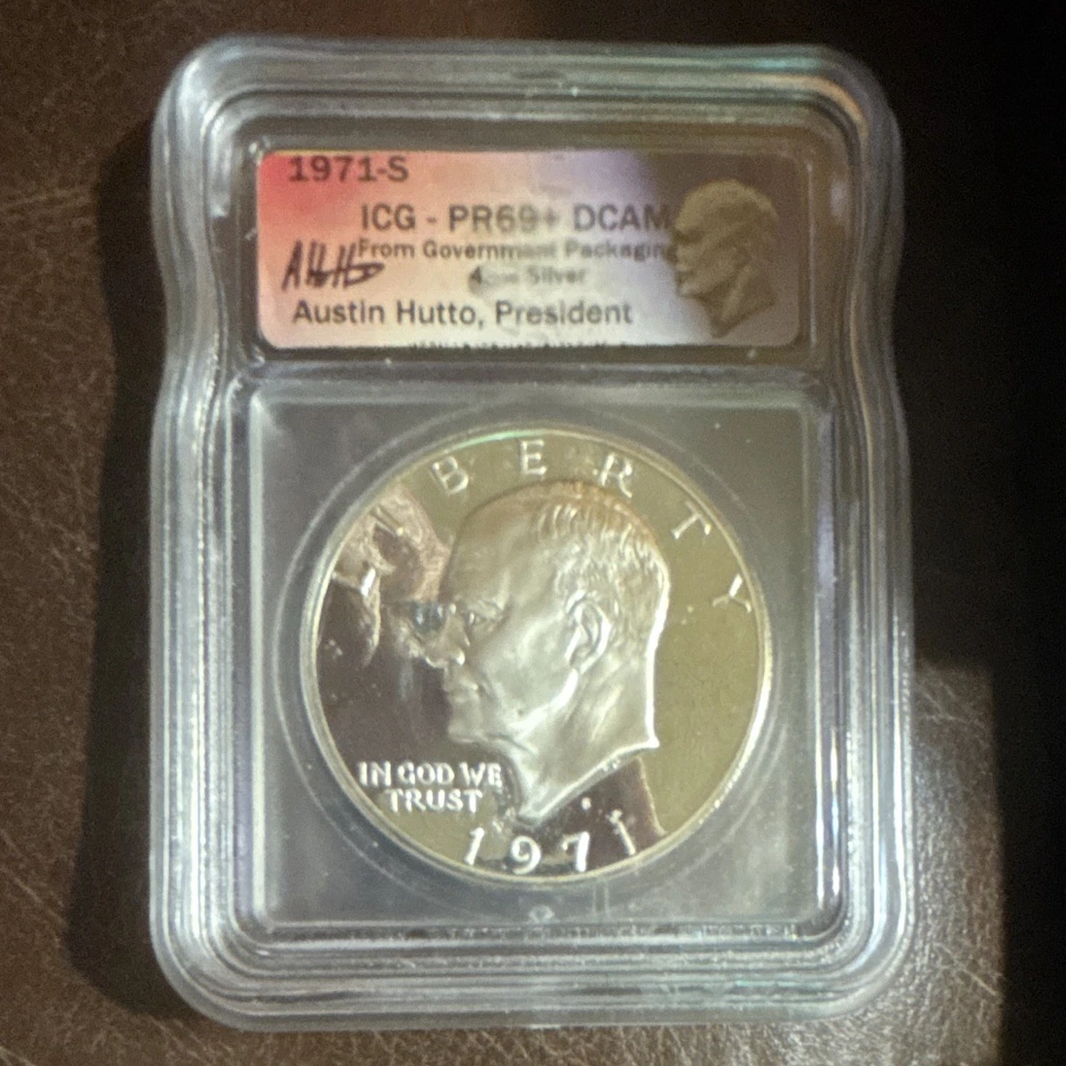 Silver PR 69 Graded 1971 Eisenhower Dollars (1971-1978) for sale