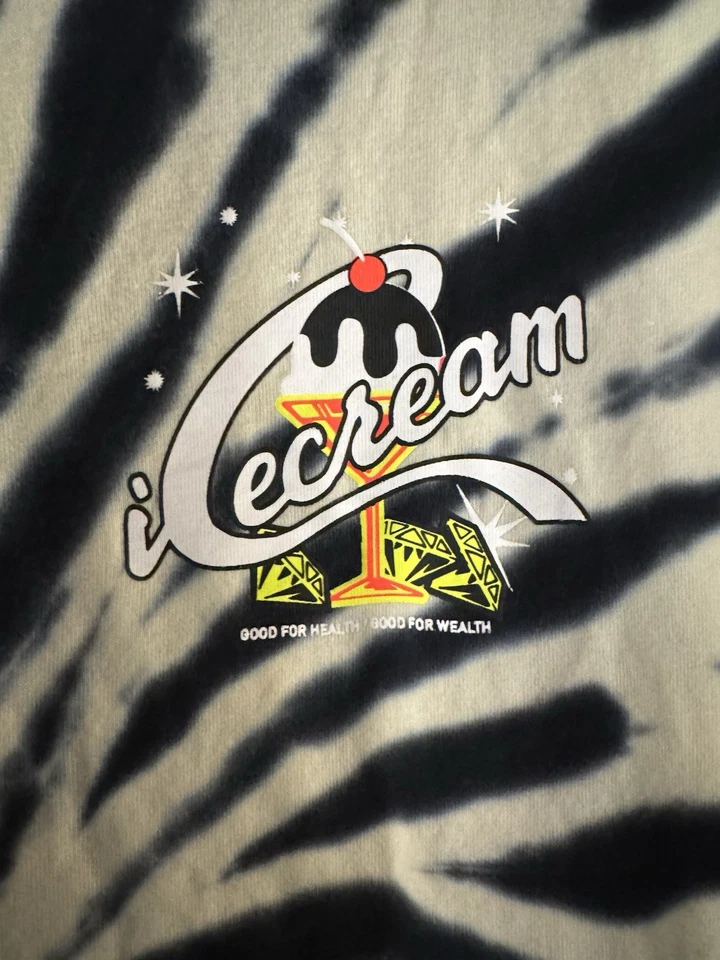 BILLIONAIRE BOYS CLUB BB X ICE CREAM LONG SLEEVE SHIRT XXL AND SWEATPANTS XL - Image 2 of 4