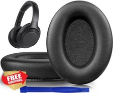 SOULWIT Lambskin Earpads for Sony WH-1000XM3 Black