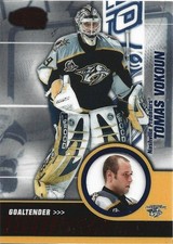 2003-04 Pacific Invincible Red Tomas Vokoun Nashville Predators /850