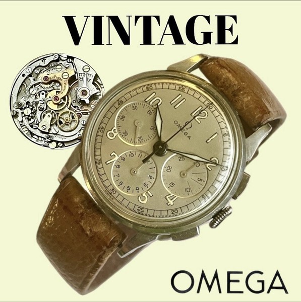 Vintage OMEGA Chrono cal.27 CHRO C12 T2 PC Pre-Owned Collector’s Timepiece