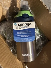 4-Pack Contigo Aubrey 13 ounce Spill & Leak Proof Bottles (Blueberry)