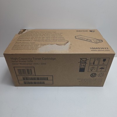 NEW OEM - XEROX 106R03622 High Capacity BLACK Toner 3330 3335 SEALED UGLY BOX