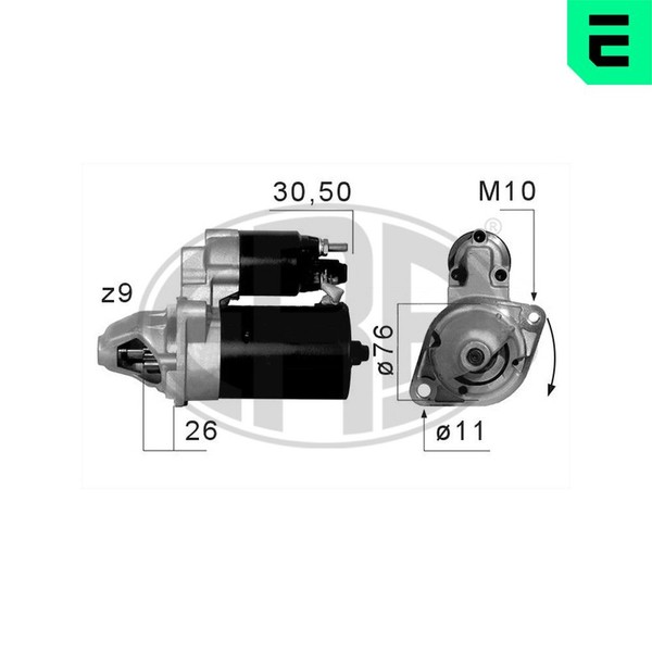 Anlasser Starter ERA 220662A FüR E60 E92 E91 E81 BMW E61 E90 12V 3Er Touring 5Er-image