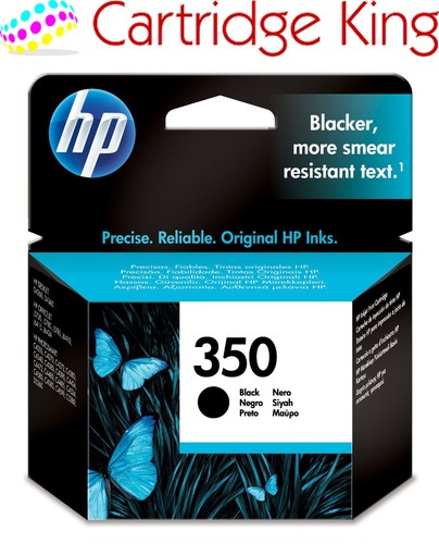 HP 350 black ink cartridge for HP Photosmart C4480 printer - Picture 1 of 1
