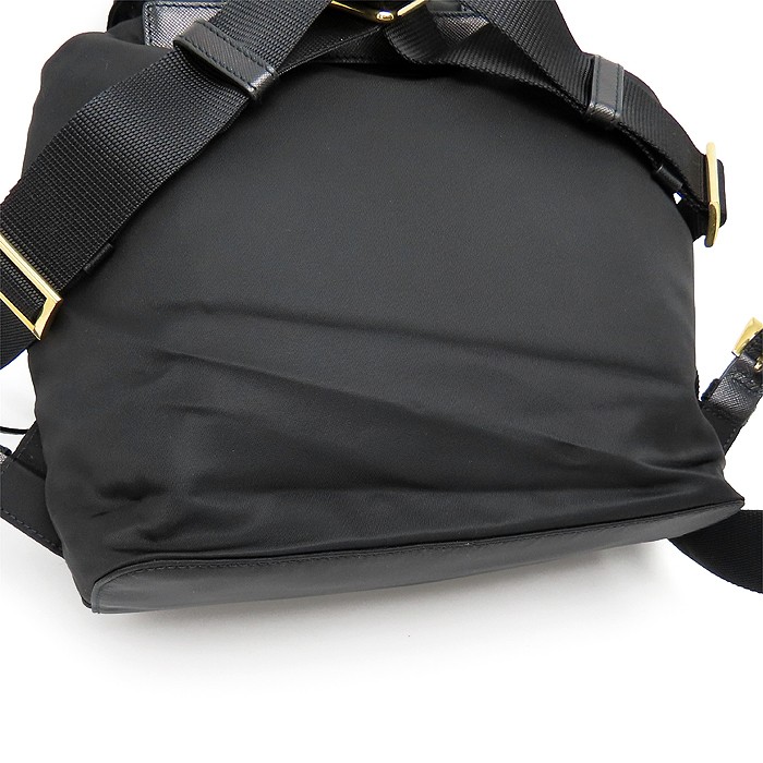 Prada Backpack Rucksack Black 1BZ677 Tessuto Robot Triangle Plate G Card Include thumbnail 8