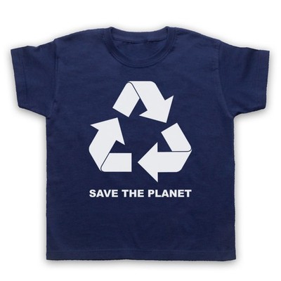 Recycle Save The Planet Umweltbewusstsein Retro Kinder Kinder T-Shirt