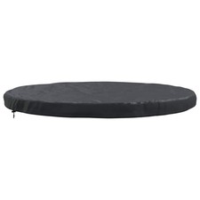 Outdoor Table Cover Black Garden Protector Terrace Round Furniture  vidaXL