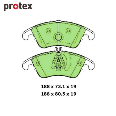 Protex Ultra Ceramic Plus Brake Pad Set DB2183