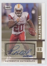 2014 SAGE Hit Auto Gold 242/250 Rajion Neal #A110 Auto pi4