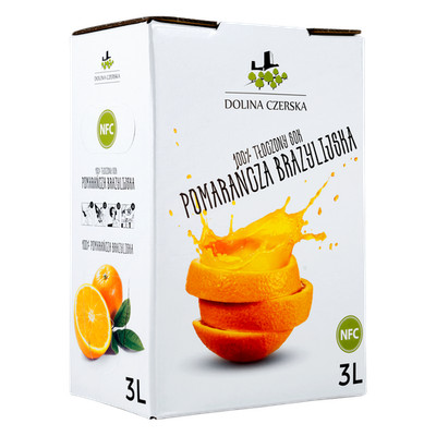 5907222092477 Sok NFC pomarańczowy 100% Dolina Czerska 3L MBF S.A