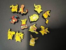 Lot of 12 Pokemon Croc Shoe Charms Jibbitz