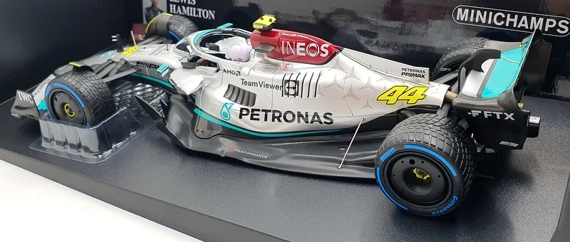 Minichamps 1/18 Scale 110 220744 F1 Mercedes AMG W13 E 2022 Monaco Hamilton #44 - Image 2 of 4