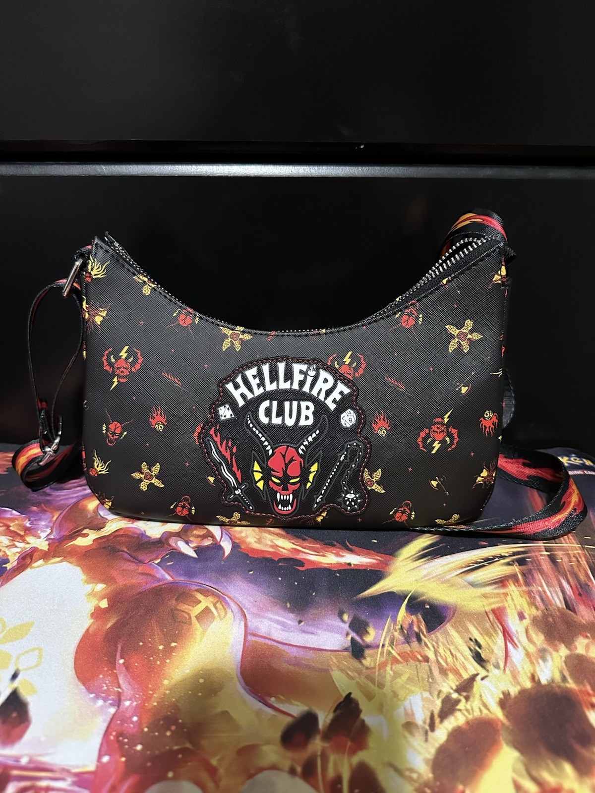 Loungefly Stranger Things Hellfire Crossbody Bag … - image 1
