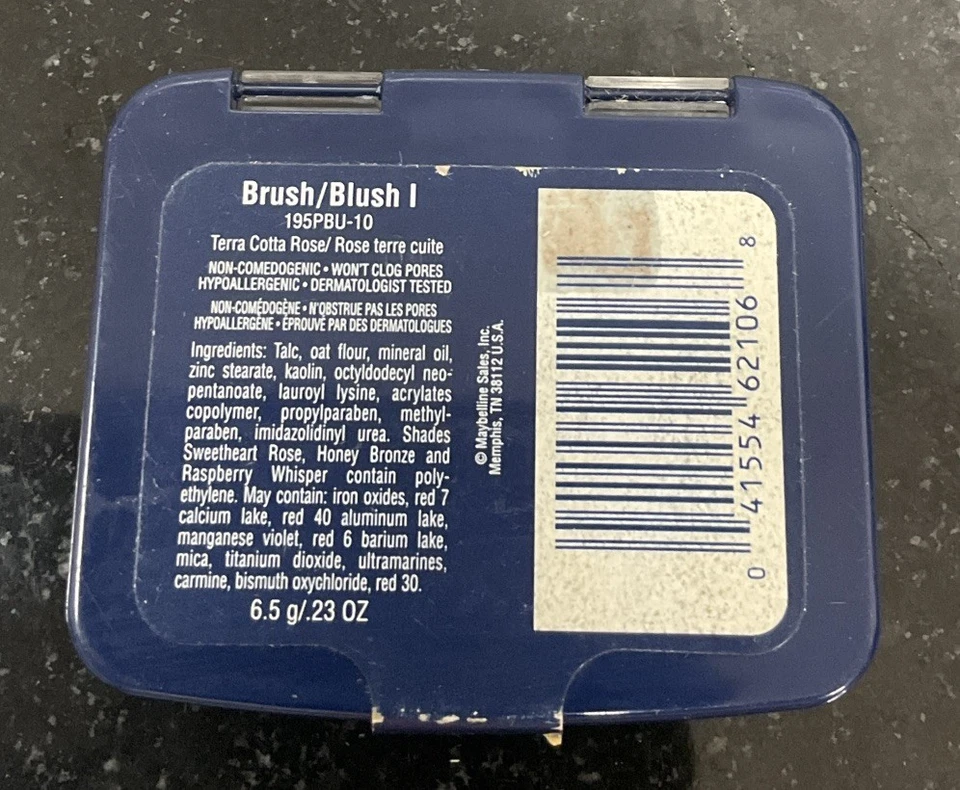 Cepillo/Blush Maybelline 1 Terra Cotta Rose 6,2 g/0,23 oz) Foto 4 de 4