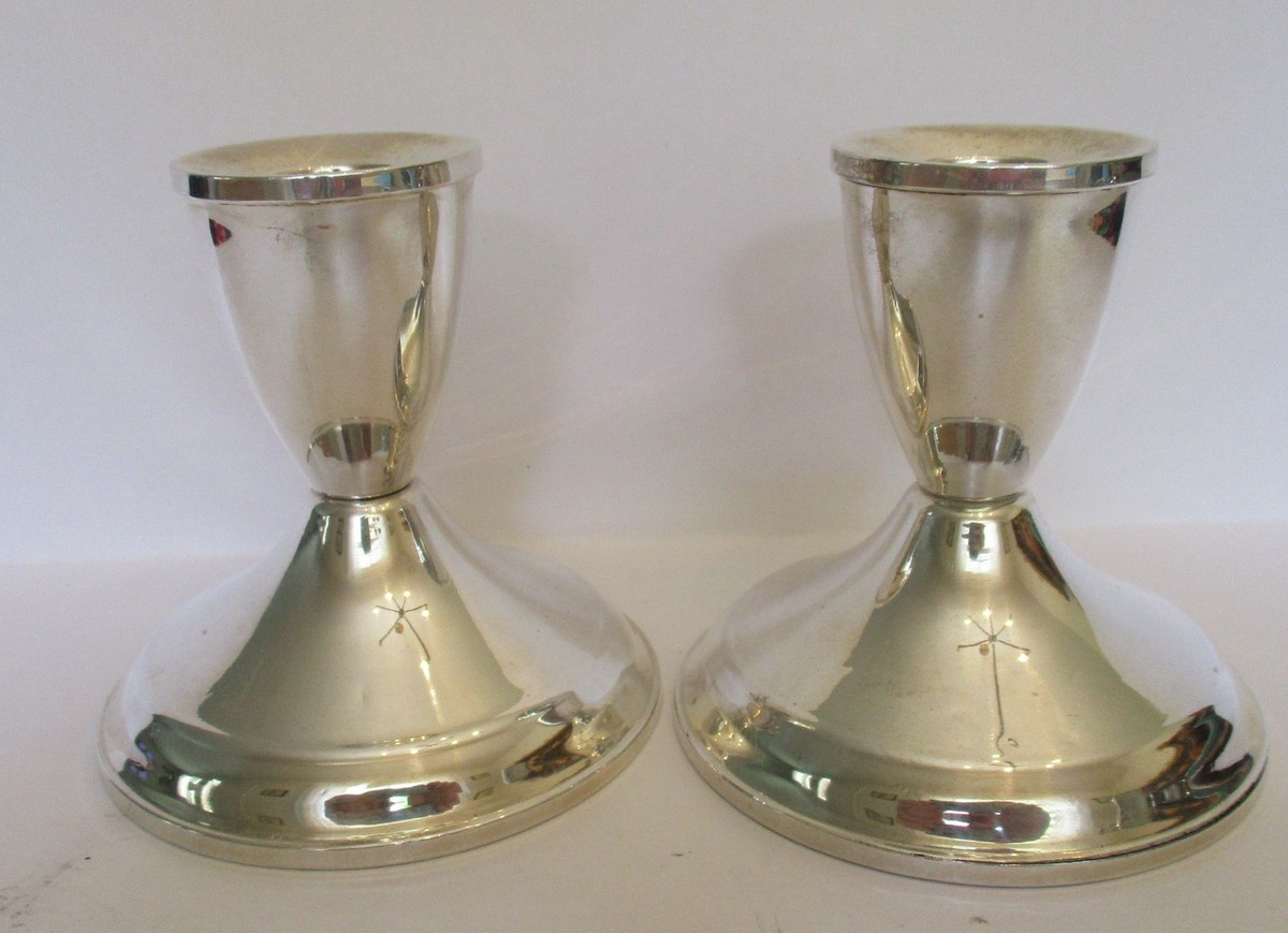 アメリカ製 Duchin Creation スターリングキャンドルスタンド Vintage Sterling Silver Duchin Creation Candle Holders Weighted