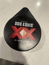 Dos Equis 3 Tier Glass Rimmer for Salt, Sugar, Lime Juice Compartments