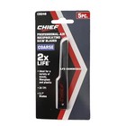 Chief 24 Tpi Professional Air Reciprocating Saw Blades 5 Pc Coarse High Quality