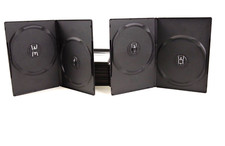 69 Premium DVD Case Lot 14mm 2-Disc Shell Cases  Brand New Amazing Value 