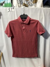 Polo Ralph Lauren Logo Polo Custom Slim Fit Red Youth Boys Size Small