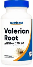 Nutricost Valerian Root Capsules 1000mg, 120 Caps - Gluten Free, Non-GMO
