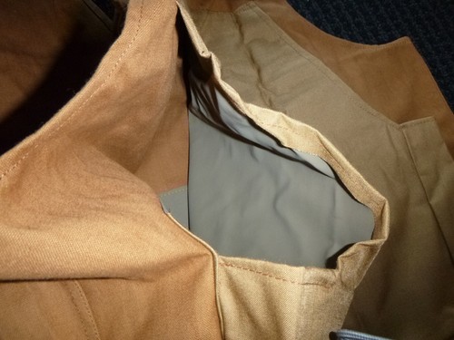NOS Vtg 60s Nesco Cotton Bird Hunting Vest W/ Attached Rubberized Game Bag Sz XL - Picture 11 of 15