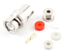 BNC Male Coax Connector Clamp RG-174 LMR-100 2-Pcs - USA Ham Radio Seller