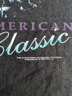Vintage 1992 Elvis Presley American Classic Tee Size XXLMotorcycle