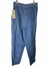 New Levi's Dockers Vintage Denim Docker Trouser Jeans Womens 8 Pleated